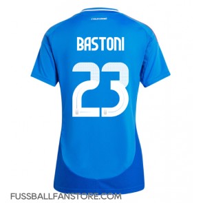 Italien Alessandro Bastoni #23 Replik Heimtrikot Damen EM 2024 Kurzarm